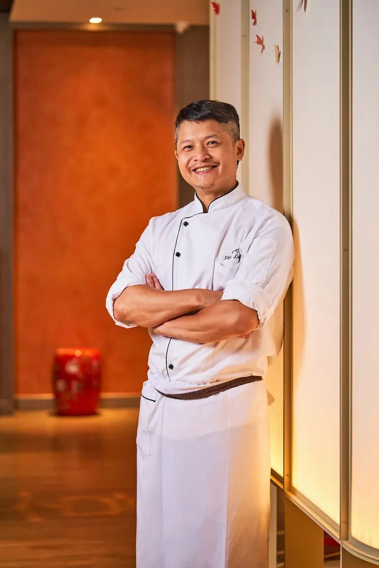 板橋凱撒大飯店家宴中餐廳主廚龍皓洋。業者提供