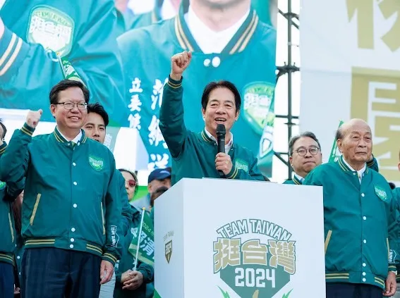 賴清德致詞。賴清德競辦提供