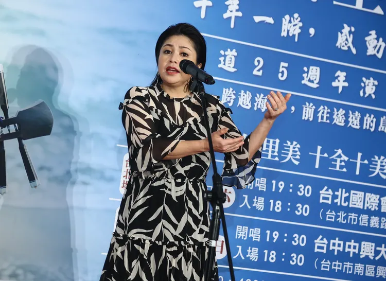 夏川里美太常來台，想在台灣long stay。彭欣偉攝