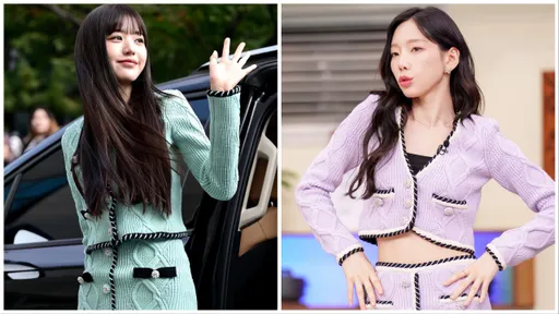 IVE張員瑛針織套裝穿出千金感 太妍同穿self-portrait超減齡