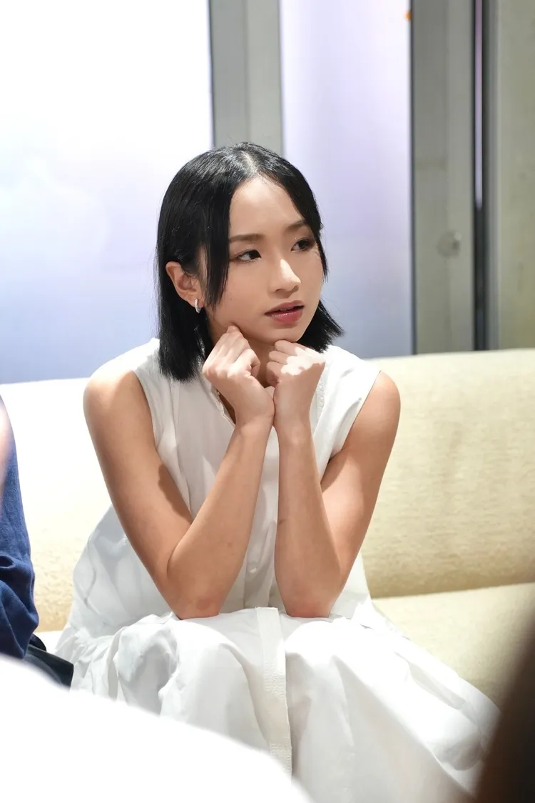 梁雍婷12點才來台很興奮。金馬提供