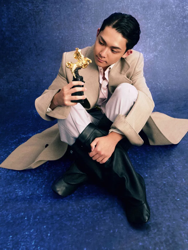 林毓家年僅18歲即拿下今年金穗獎及桃園電影節「最佳演員。金馬提供