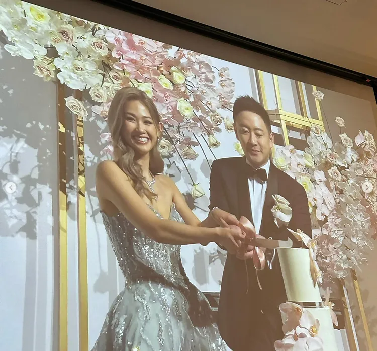 林知蔚和盧芃宇婚禮現場。翻攝自賴薇如IG