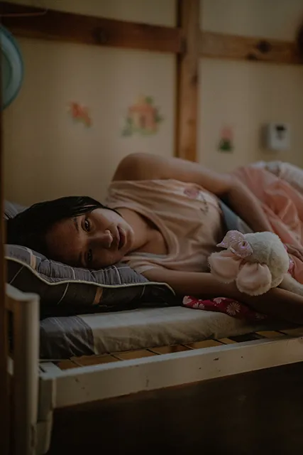 梁雍婷完美演出智能受損的病友獲提名最佳女配角。