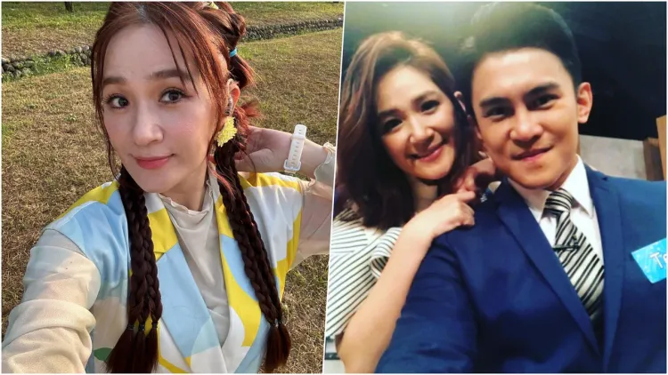 羅美玲與老公Terry（江振愷）。翻攝羅美玲臉書