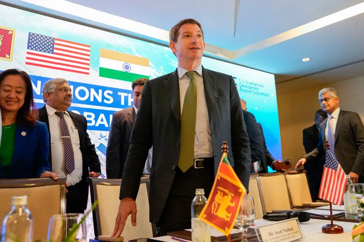 美國國際開發金融公司執行長奈森。美聯社