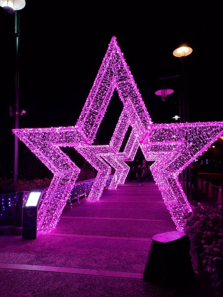 山谷燈光節。參山國家風景區管理處提供