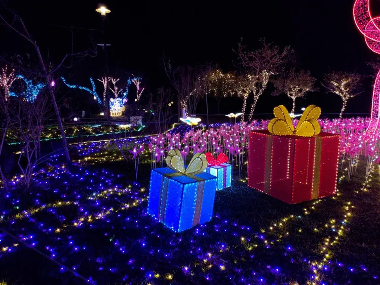 山谷燈光節。參山國家風景區管理處提供