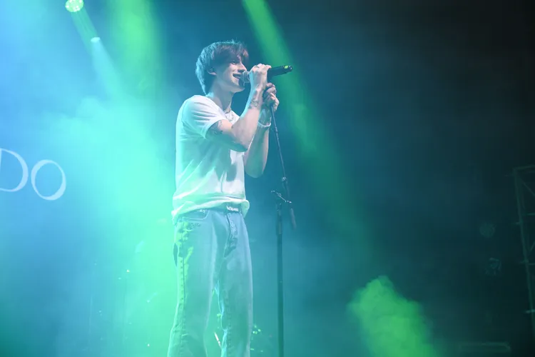 強尼奧蘭多日前在Clapper Studio開唱，門票被搶光。Live Nation Taiwan提供