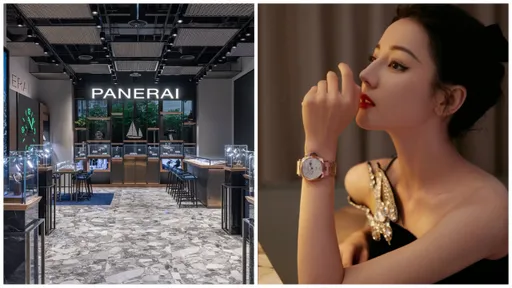 沛納海東區開全台最大店 迪麗熱巴同款紅金月相錶首度展