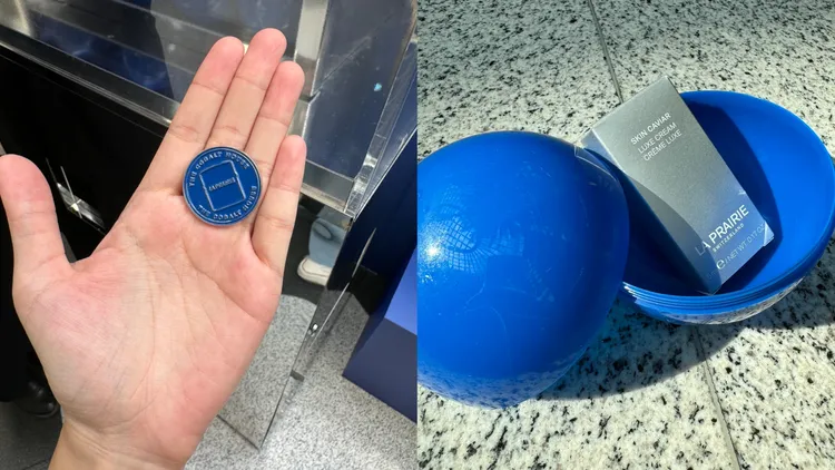 精美代幣與扭蛋贈禮。張家玲攝