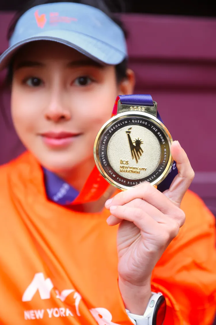 房思瑜參加2023紐約馬拉松。品牌提供