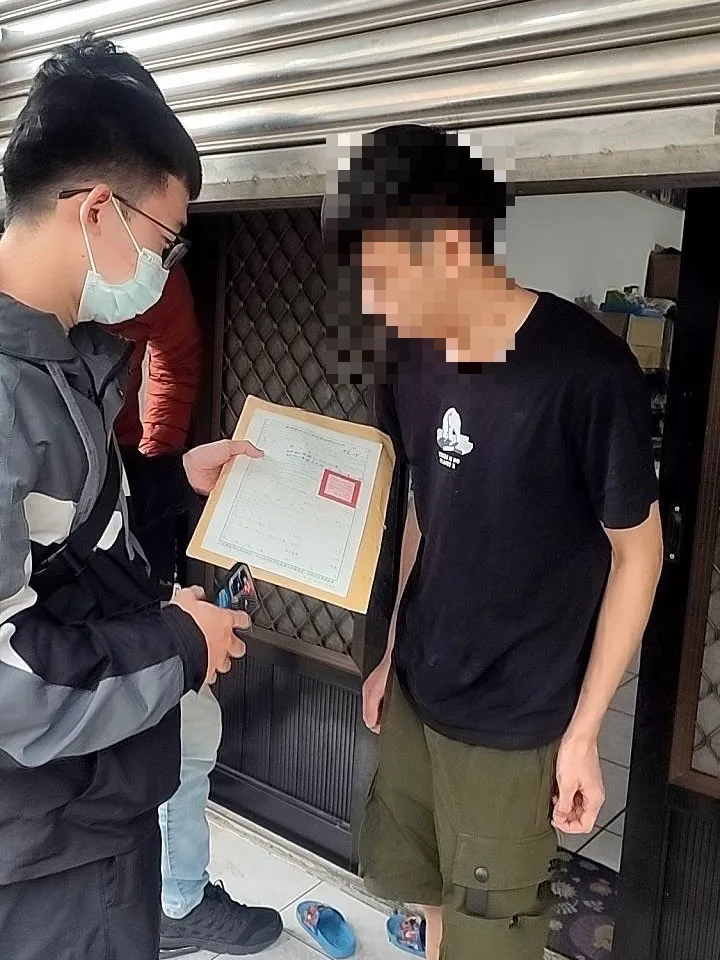 警方前往桃園、新竹、雲林、嘉義等地逮人。讀者提供