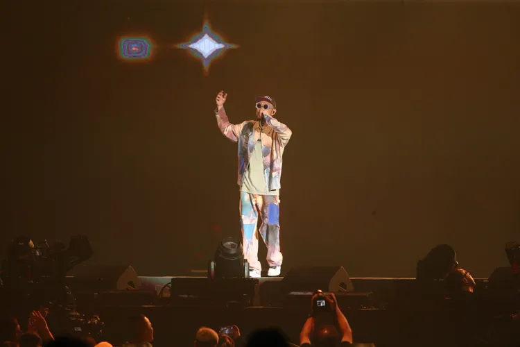 熱狗一連兩天在台北小巨蛋開唱。娛樂中心攝