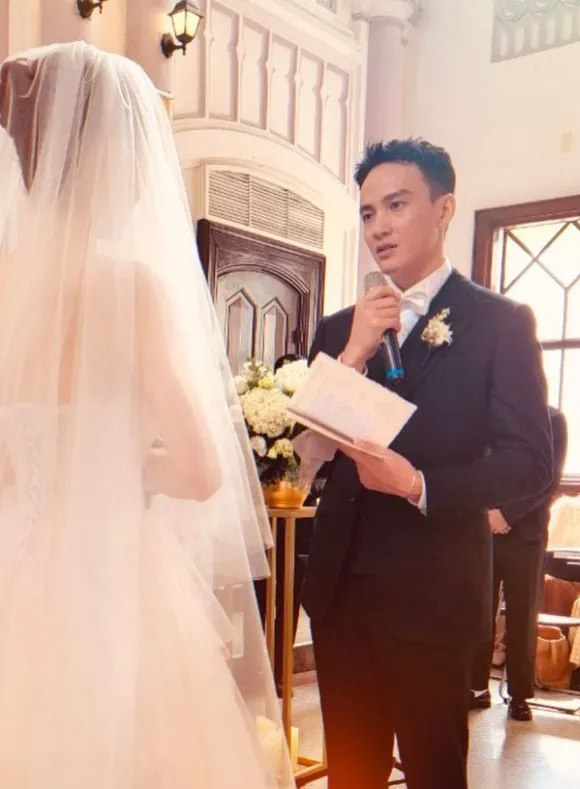 曹晏豪宣誓要一輩子愛老婆。翻攝曹晏豪IG