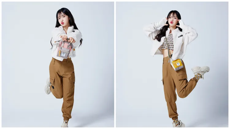 FILA X anello聯名包款可手提也可肩背。品牌提供