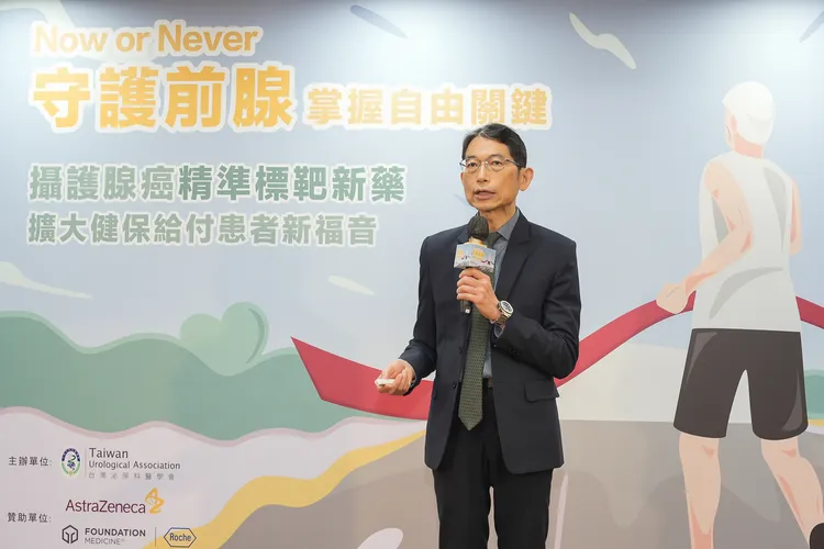 醫師黃昭淵表示，攝護腺癌患者若有BRCA基因突變死亡率較高。台灣泌尿科醫學會提供