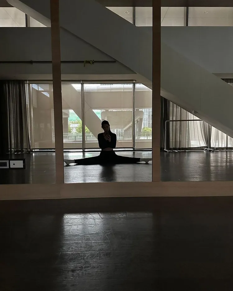 李晶晶保持每日運動習慣。翻攝李晶晶IG