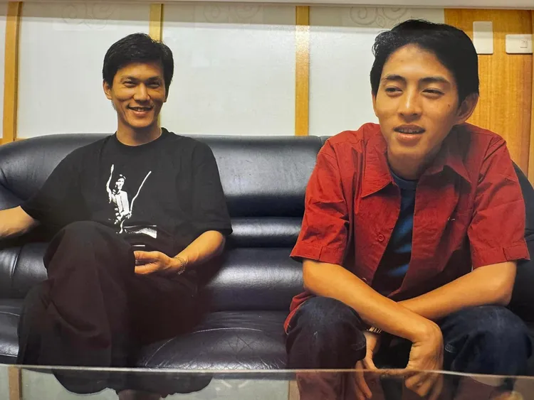 當年趙豐邦聲勢如日中天，19歲的楊清順從球技到人氣，絲毫不遜色。取自王人瑞臉書