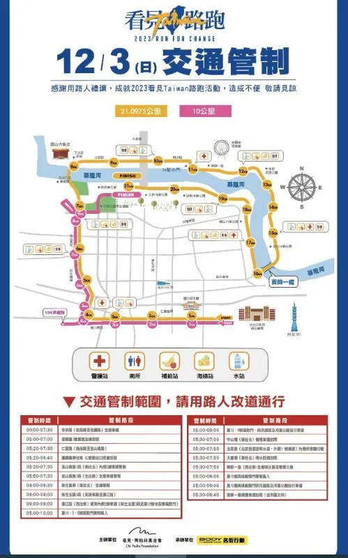 交管圖。北市體育局提供