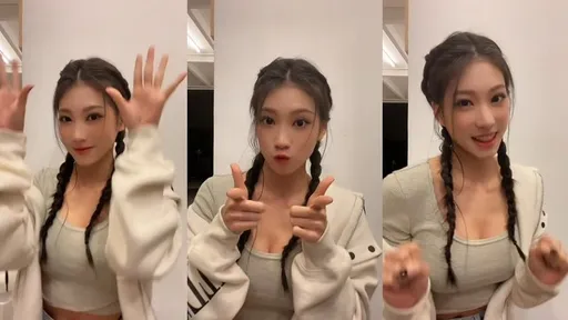 全糖辮子妹！12秒超萌眨眼動起來　超甜動作全場戀愛