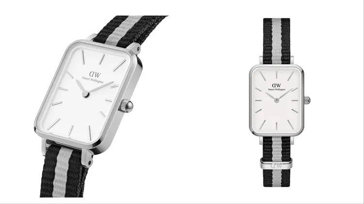 Nako Yabuki X Quadro Nato Nightfall方形腕錶 ，5090元。品牌提供