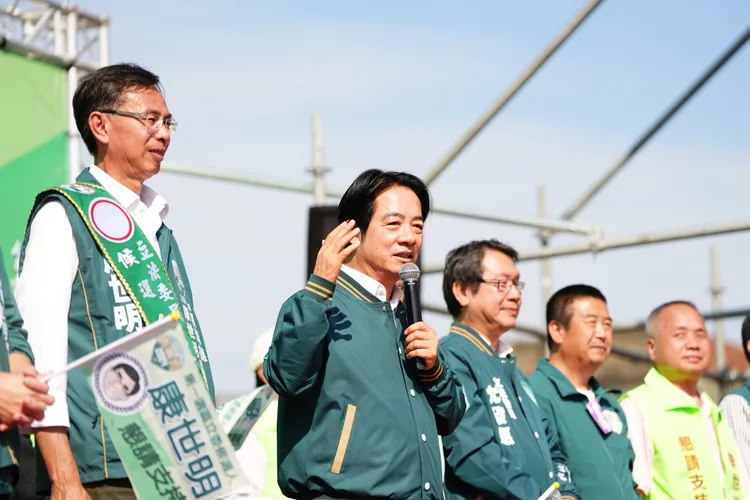 賴清德出席苗縣第一選區立委參選人康世明競總成立大會。賴辦提供