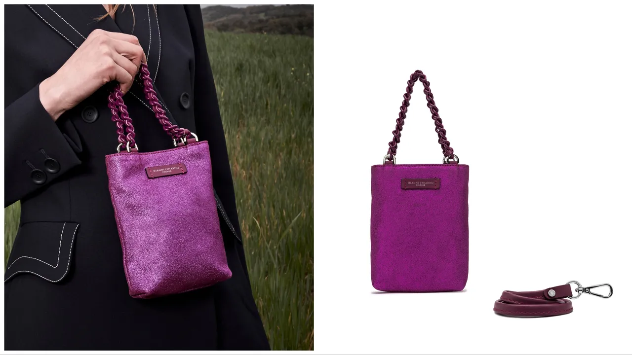 Camilla麂皮手机包，6800元。品牌提供