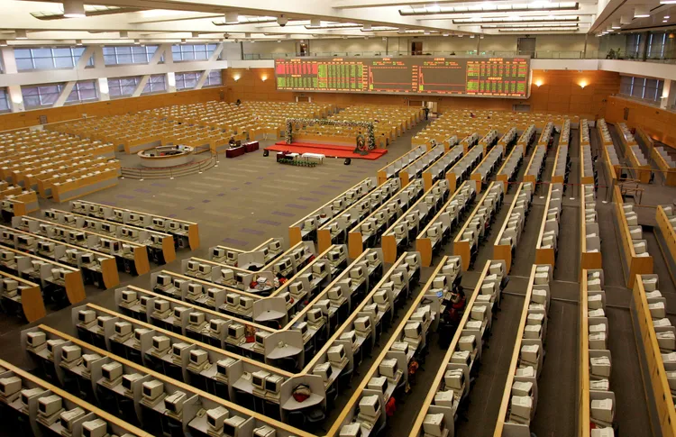 上海證券交易所。路透社