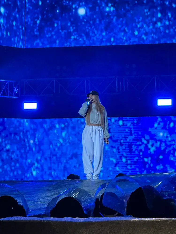 Jessi彩排。粉絲提供