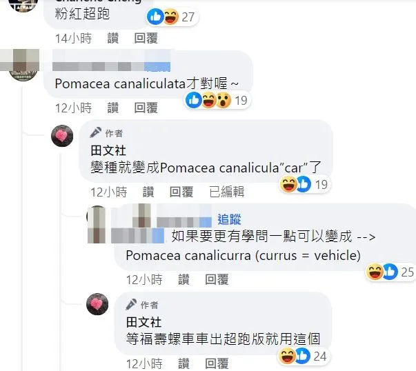 網友看傻驚呼「粉紅超跑」。翻攝自臉書「田文社」