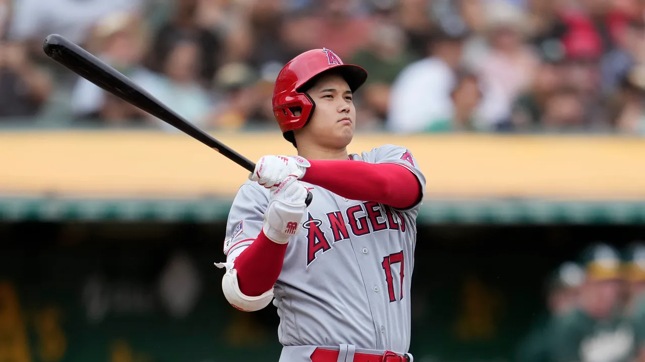 大谷翔平。美聯社
