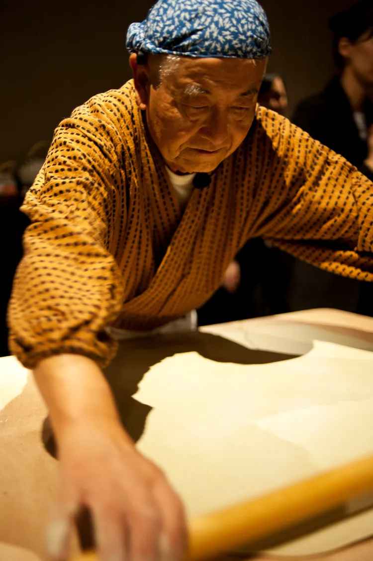 渡辺孝之大師的手打二八蕎麥麵。業者提供