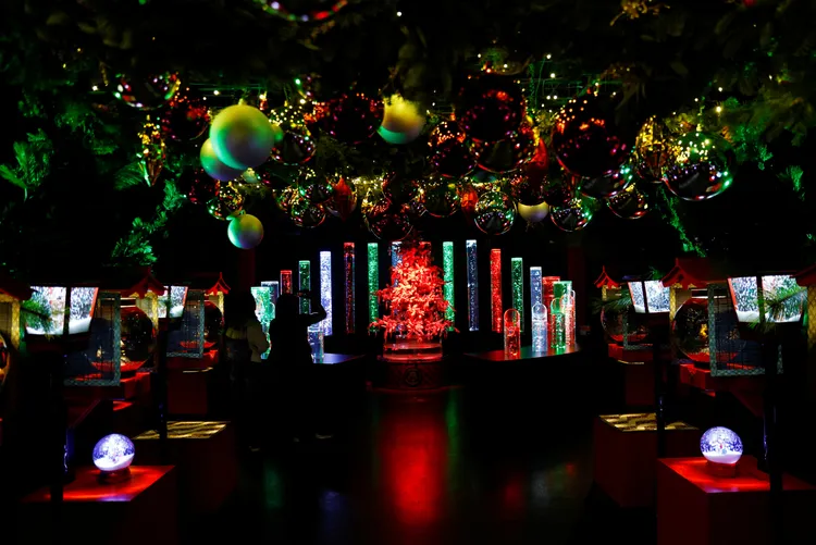 東京「銀座水族博物館」。路透社