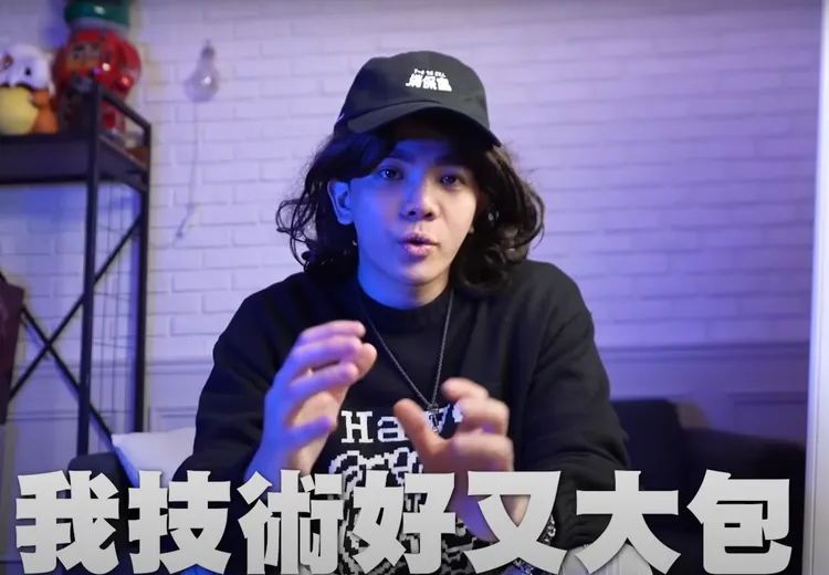 孫生老王賣瓜。翻攝自YT頻道「WACKYBOYS 反骨男孩」