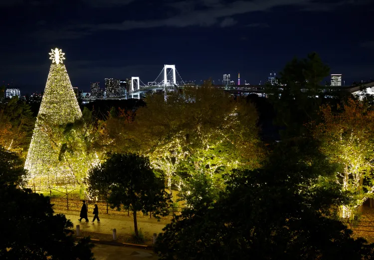 東京台場「DECKS東京海灘」購物中心。路透社