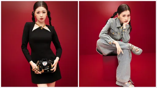 虞書欣娃娃音遭轟裝嫩 先靠MOSCHINO當一回百變少女