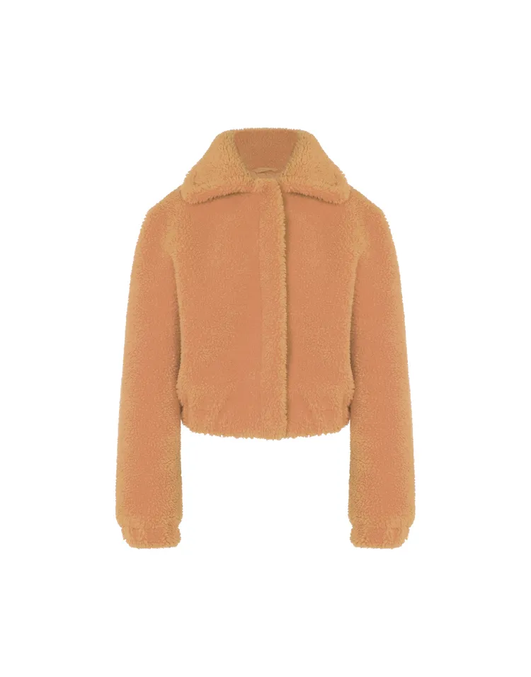 Jeans羊絨拉鍊外套，2萬9300元。品牌提供