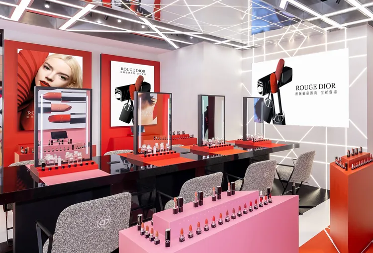 Rouge Dior藍星時尚快閃店。品牌提供