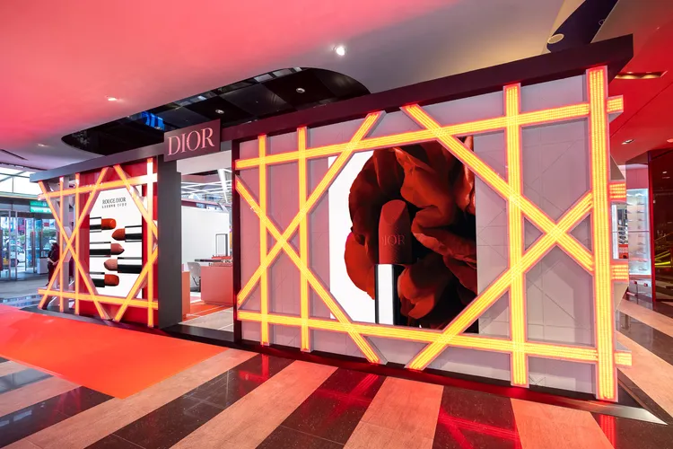 Rouge Dior藍星時尚快閃店。品牌提供