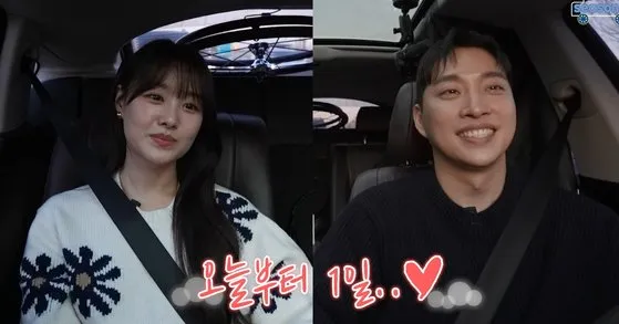 宋枝恩（左）透露跟坐著輪椅的朴偉約會時很自在。翻攝YouTube