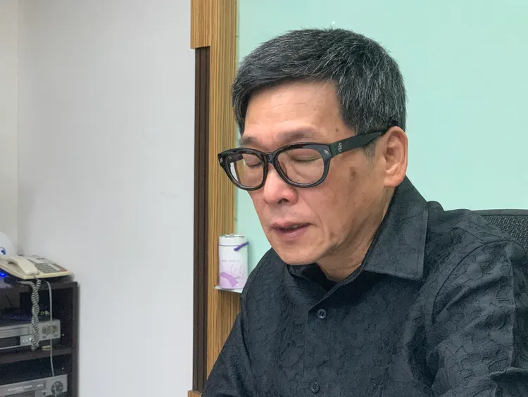 法官蔡明宏接受《壹蘋》專訪，透露自己接受心理諮商。丁牧群攝