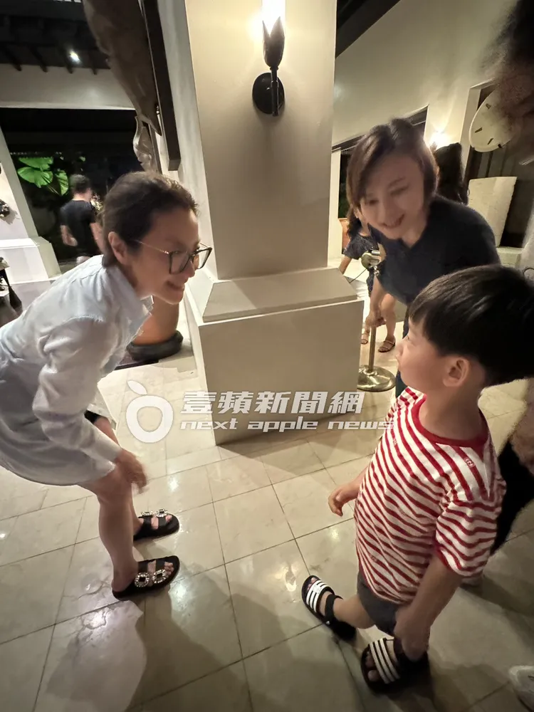 楊紫瓊誇徐楓的孫子Arthur是有禮貌的小帥哥。吳玉愛攝