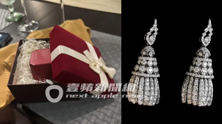 徐楓訂製鑽石耳環送給楊紫瓊。吳玉愛攝