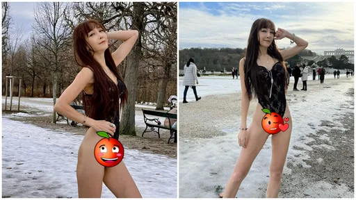 美魔女「超辣戰袍」征服維也納雪地　遭酸吃小鮮肉傲氣喊：I don’t care