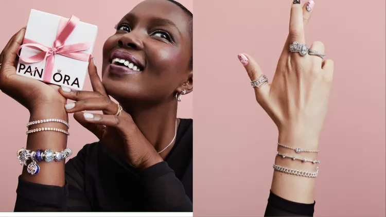 PANDORA冬季系列以星際夜空為主題。品牌提供