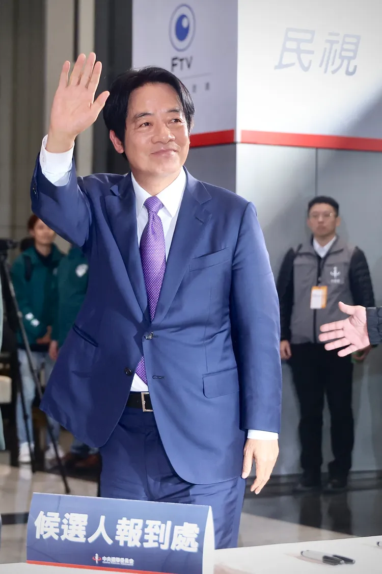 民進黨總統候選人賴清德。林林攝