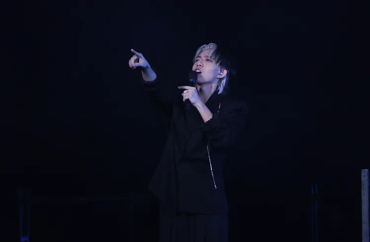 林宥嘉歌聲令粉絲陶醉。娛樂中心攝