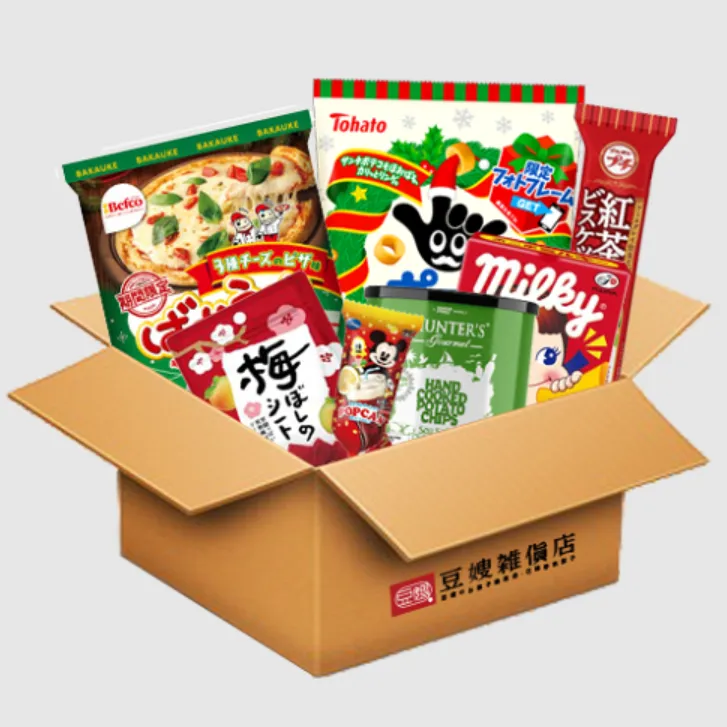 日本零食福箱原價399元，樂天市場特價299元。業者提供