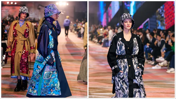 Daniel Wong將米奇印花也注入風衣設計之中。品牌提供